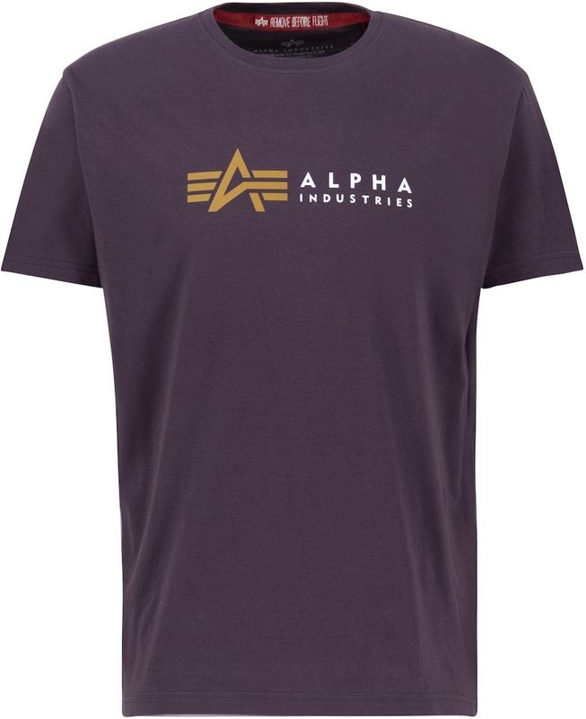 Alpha Industries Label T-shirt Met Korte Mouwen