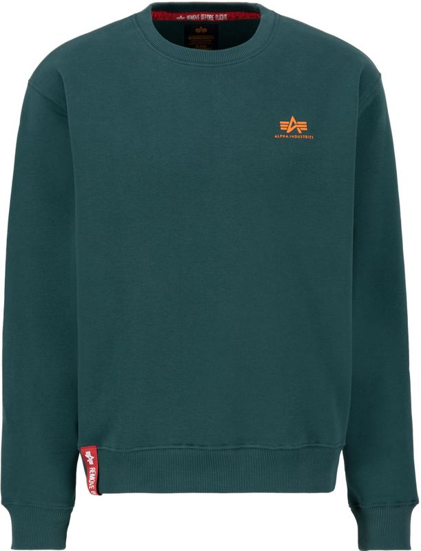 Alpha Industries - Basic Sweater - Groen - Katoen/Polyester
