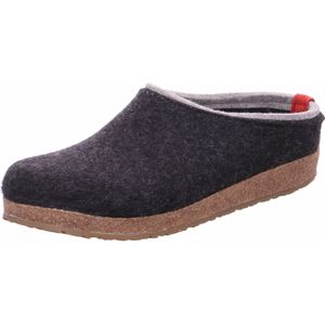 Haflinger - Grizzly Kris - Pantoffels - Grijs - 100% Wolvilt