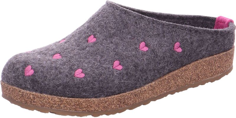 Haflinger - Cuoricini - Klompen - Grijs - Wolvilt