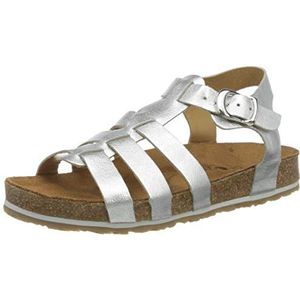 HAFLINGER Bio Anni riempjessandalen voor meisjes, zilver 1113, 30 EU