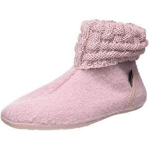 HAFLINGER Everest Violet Pantoffels, uniseks, rozenhout, 23 EU