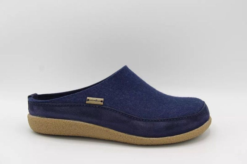 Haflinger - Blizzard Skane - Pantoffels - Blauw - Grootte 43