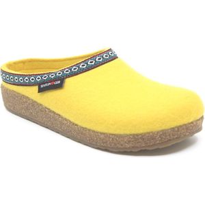 Haflinger - FRANZL - Pantoffels - Geel - Vilt