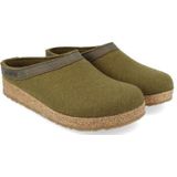 Pantoffel Haflinger Unisex Grizzly Torben Olive-Schoenmaat 37