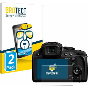 BROTECT Screenprotector Panasonic Lumix DC-FZ82 FZ82D - Folie - 2 Stuks