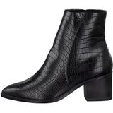 Tamaris 1-1-25049-25 enkellaarsjes voor dames, Black Croco, 37 EU