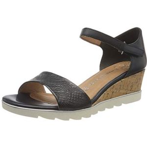 Marco Tozzi Dames 2-2-28725-24 riempjessandalen, blauw (Navy 805), 41 EU, Blauw Navy 805, 41 EU