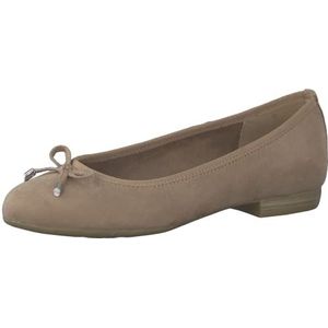 Marco Tozzi 2-2-22135-28 Ballerina's voor dames, nude, 37 EU