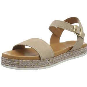 MARCO TOZZI 2-2-28146-26 Damessandalen van suède, nude, 37 EU