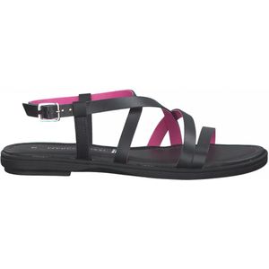 Marco Tozzi, Schoenen, Dames, Zwart, 37 EU, Flat Sandalen