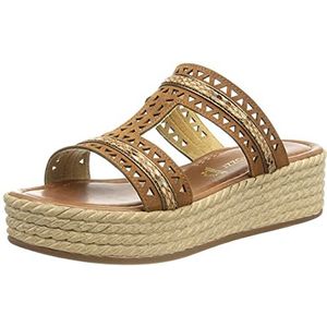 Marco Tozzi Dames 2-2-27203-26 Suede Mule Loafer, Muscat Kam, 41 EU
