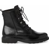 Marco Tozzi - Dames Veterschoenen - Zwart - Leer