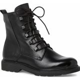 Marco Tozzi - Dames Veterschoenen - Zwart - Leer