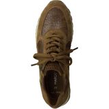 Marco Tozzi Dames Sneaker - 23724-392 Cognac/Combi - Maat 40