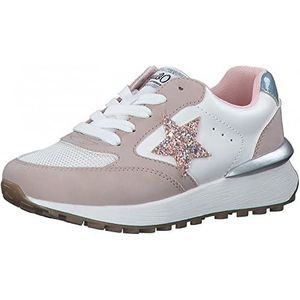 s.Oliver sneakers low voor meisjes, roze/wit, 34 EU