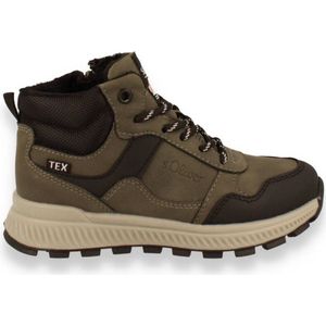 S.oliver Jongens Sneaker Comb | Kaki | Maat: 30