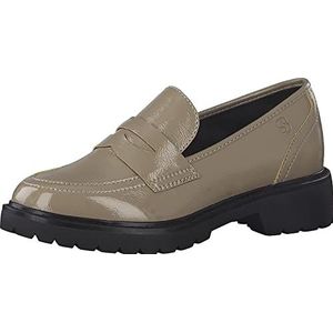 s.Oliver Dames 5-5-24200-39 Sneakers, Taupe PATENT, 39 EU