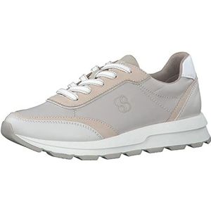 s.Oliver 5-5-23616-30 Damessneakers, Beige Comb, 40 EU