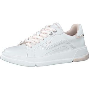 s.Oliver Dames 5-5-23626-30 Sneakers, Wht Soft Rose, 40 EU