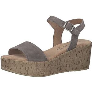 s.Oliver Plateau Sandaletten für Damen, beige, Gr. 39 EU