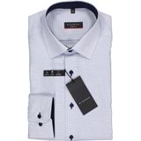 ETERNA - Overhemd - Zacht Blauw - Katoen - Licht Getailleerd