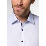ETERNA - Overhemd - Zacht Blauw - Katoen - Licht Getailleerd