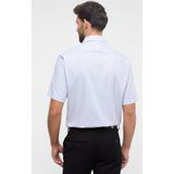 ETERNA - Blauw Fantasie - Overhemd - 100% Katoen - Korte Mouwen