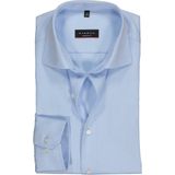 ETERNA - Modern Fit Overhemd - Lichtblauw - 100% Katoen - Strijkvrij