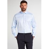 ETERNA - Modern Fit Overhemd - Lichtblauw - 100% Katoen - Strijkvrij