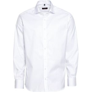 ETERNA - Modern Fit - Overhemd - Wit - Strijkvrij - Mouwlengte 72 cm - Boordmaat 42