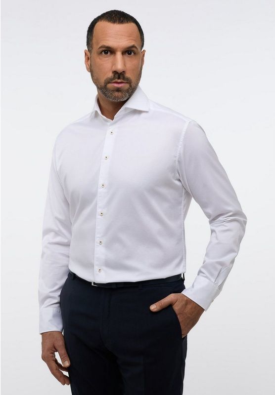 Eterna Langarmhemd MODERN FIT EASY IRON (bügelleicht)