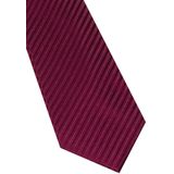 ETERNA stropdas, bordeaux rood gestreept -  Maat: One size