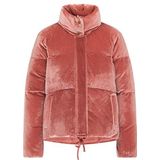 myMo - Velvet Dream - Jas - Oud Roze - Gewatteerd met Opstaande Kraag