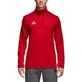 Adidas - Core 18 - T-shirt - Zwart - Climalite, Kwartrits, 100% Polyester, 220 g