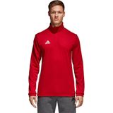 Adidas - Core 18 - T-shirt - Zwart - Climalite, Kwartrits, 100% Polyester, 220 g