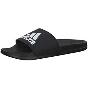 adidas Adilette Comfort heren sandalen Badslipper, Zwart Negbás Ftwbla 000, 40.5 EU