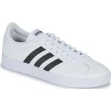 adidas Heren VL Court 2.0 Sneakers, Cloud White / Core Black / Core Black, 40 2/3 EU