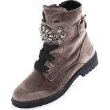 Tom Tailor - Enkellaarsjes - Taupe - Dameslaarzen