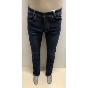 MAC - Arne - Jeans - Donkerblauw - Katoenmix - Modern-Fit