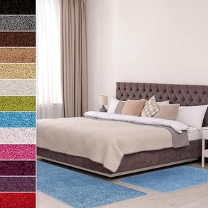 Karat Slaapkamen vloerkleed - Barcelona - Lichtblauw - 1 Loper 67 x 250 cm + 2 Loper 67 x 140 cm