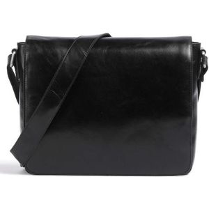 Leonhard Heyden - Cambridge Messenger Leder 32 cm Laptopfach Laptoptaschen 1 ct Schwarz Herren (238.99 € / 1 ct)