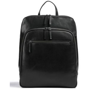 Leonhard Heyden Roma Rugzak leer 40 cm laptopvak schwarz