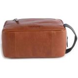 Leonhard Heyden Hamburg Toilettas Leer 25.5 cm cognac