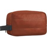 Leonhard Heyden Hamburg Toilettas Leer 25.5 cm cognac