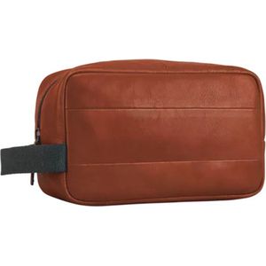 Leonhard Heyden Hamburg Toilet Bag cognac