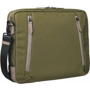 LEONHARD HEYDEN Laptoptas Schoudertas met laptopvak Helsinki Laptop Bag Olive Olijfgroen