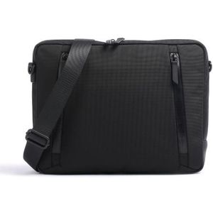 LEONHARD HEYDEN Laptoptas Schoudertas met laptopvak Helsinki Laptop Bag Black Zwart