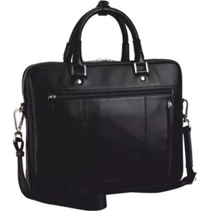 Leonhard Heyden Montreal Zipped Briefcase 1 Compartment black