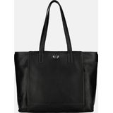 Leonhard Heyden Nizza Shopper Tas Leer 40 cm schwarz